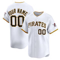 Custom Pittsburgh Pirates White AmberGomez Home Limited Jersey