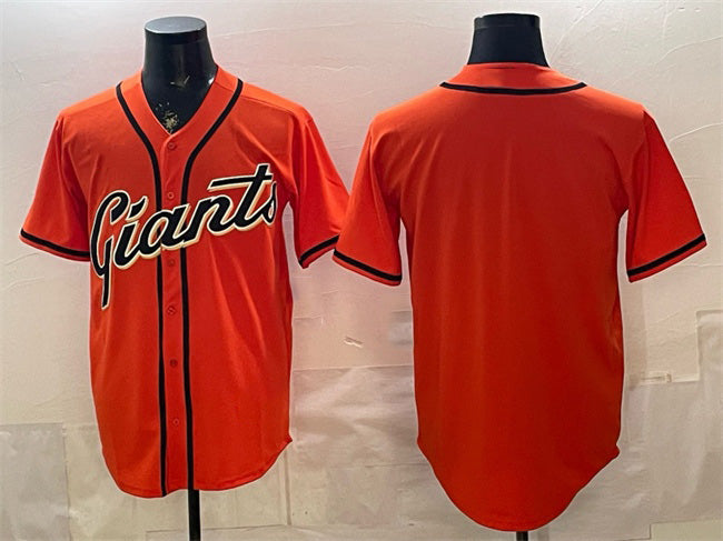 San Francisco Giants Blank Orange AmberGomez Cool Base Stitched Jersey