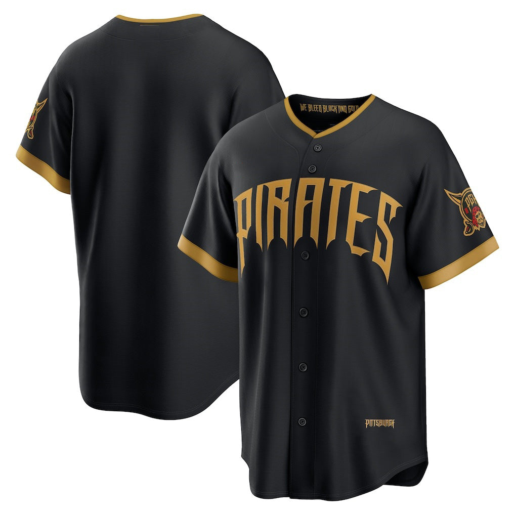 Pittsburgh Pirates Black AmberGomez 2026 City Connect Stadium Jersey