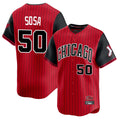 Chicago White Sox #50 Lenyn Sosa Player Red AmberGomez City Connect Limited Home Stitched Jerseys