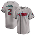 Arizona Diamondbacks #2 Geraldo Perdomo Player Gray AmberGomez Road Limited Home Game Stitched Jerseys