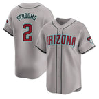 Arizona Diamondbacks #2 Geraldo Perdomo Player Gray AmberGomez Road Limited Home Game Stitched Jerseys