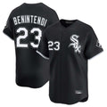 Chicago White Sox #23 Andrew Benintendi Player Black AmberGomez Limited Home Stitched Jerseys