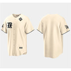 Texas Rangers Blank Cream AmberGomez 2023 World Series City Connect Stitched Jersey