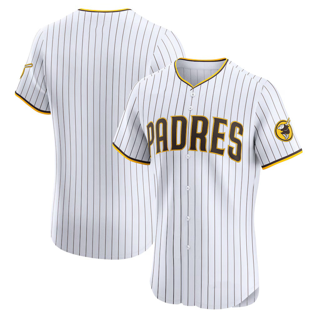San Diego Padres White AmberGomez Home Elite Jersey