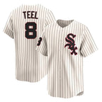 Chicago White Sox #8 Kyle Teel Player Cream AmberGomez Cooperstown Collection Limited Home Stitched Jerseys