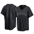 Los Angeles Angels #12 Jorge Soler Player Black AmberGomez Pitch Fashion T-shirt Stitched Jerseys