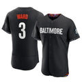 Baltimore Orioles #3 Taylor Ward Player Black AmberGomez City Connect Limited Elite Home Game Stitched Jerseys