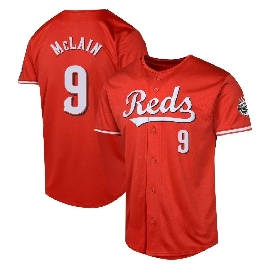 Cincinnati Reds #9 Matt McLain Player Red AmberGomez 2026 City Connect Limited Home Stitched Jerseys