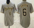 Pittsburgh Pirates #6 Konnor Griffin Grey AmberGomez Limited Jersey