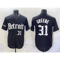 Detroit Tigers #31 Riley Greene Black AmberGomez 'Motor Gothic Edition' Vapor Premier Limited Stitched Jersey