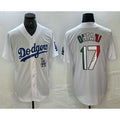 Los Angeles Dodgers #17 Shohei Ohtani Mexico White AmberGomez Cool Base Stitched Jerseys