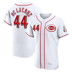 Cincinnati Reds #44 Elly De La Cruz Player White AmberGomez Limited Elite Home Stitched Jerseys