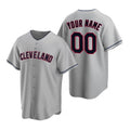 Custom Cleveland Indians Gray AmberGomez 2020 Stitched Cool Base Road Jersey