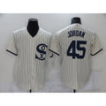 Chicago White Sox #45 Michael Jordan 2021 Cream Navy AmberGomez Field of Dreams Name Flex Base Stitched Jersey
