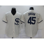 Chicago White Sox #45 Michael Jordan 2021 Cream Navy AmberGomez Field of Dreams Name Flex Base Stitched Jersey