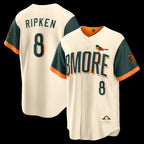 Baltimore Orioles #8 Cal Ripken Jr. Natural AmberGomez 2026 City Connect Stadium Jersey