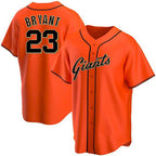 San Francisco Giants #23 Kris Bryant Orange AmberGomez Cool Base Jersey