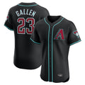 Arizona Diamondbacks #23 Zac Gallen Player Black AmberGomez Limited Elite Home Game Stitched Jerseys