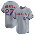 New York Mets #27 Mark Vientos Gray AmberGomez All-Star Limited Jersey