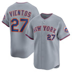 New York Mets #27 Mark Vientos Gray AmberGomez All-Star Limited Jersey