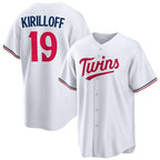 Minnesota Twins #19 Alex Kirilloff White AmberGomez Cool Base Stitched Jerseys