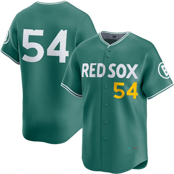 Boston Red Sox #54 Lucas Giolito Green AmberGomez 2025 City Connect Limited Stitched jersey