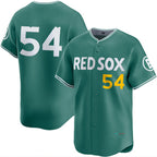 Boston Red Sox #54 Lucas Giolito Green AmberGomez 2025 City Connect Limited Stitched jersey