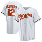 Baltimore Orioles #12 Dylan Beavers White AmberGomez Home Replica Jersey