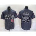 New York Mets #39 Edwin Diaz Gray AmberGomez 2024 City Connect Cool Base Jerseys