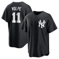 New York Yankees #11 Anthony Volpe Black AmberGomez Fashion Replica Player Jersey