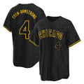 Chicago Cubs #4 Pete Crow-Armstrong Player Black AmberGomez Snake Skin City Game Stitched Jerseys