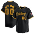 Custom Pittsburgh Pirates Active Player Black AmberGomez Alternate Limited Stitched Jersey