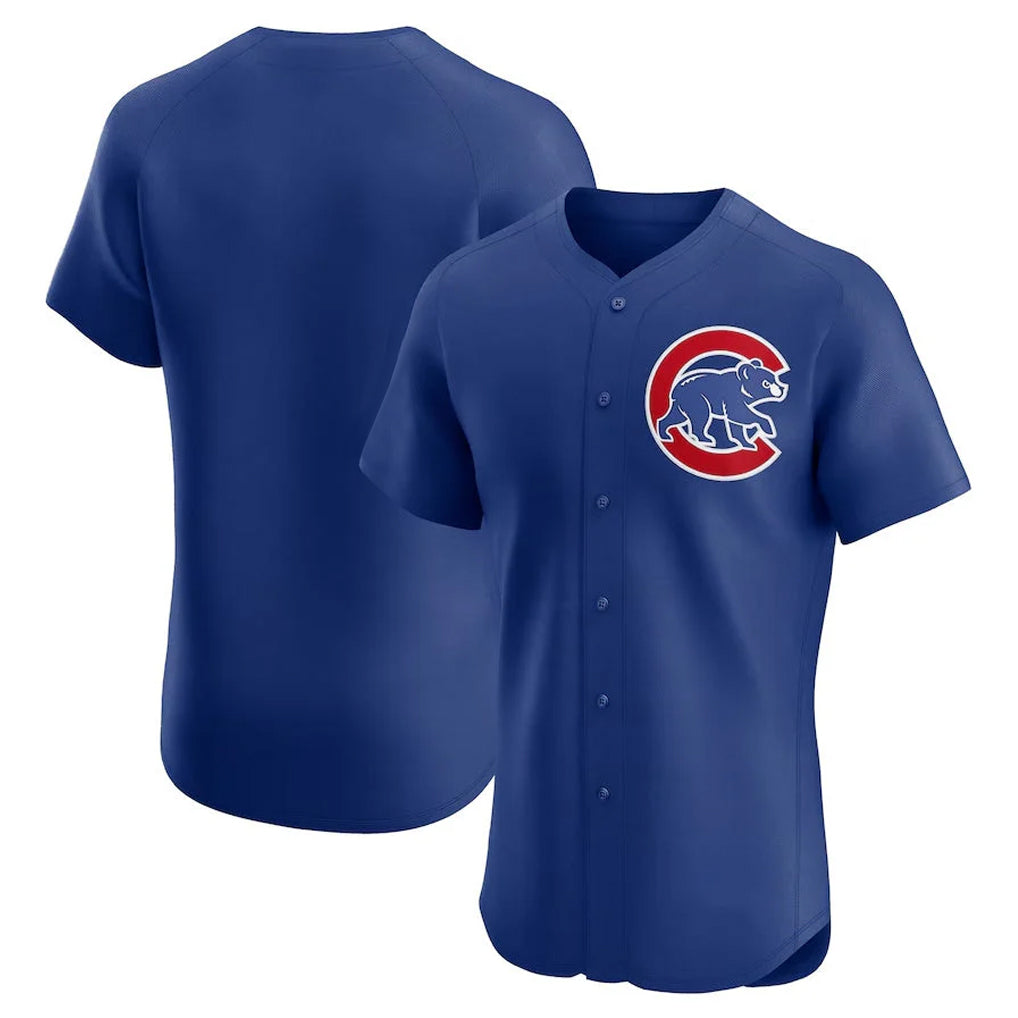 Chicago Cubs Royal AmberGomez Limited Elite Home Game Blank Player Stitched Jerseys