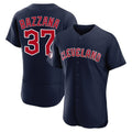 Cleveland Guardians #37 Travis Bazzana Player Navy AmberGomez Limited Elite Home Stitched Jerseys
