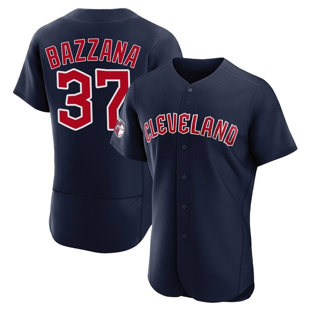 Cleveland Guardians #37 Travis Bazzana Player Navy AmberGomez Limited Elite Home Stitched Jerseys