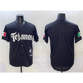 Texas Rangers Blank Black AmberGomez Mexico 2025 Vapor Premier Limited Stitched Jersey