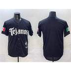 Texas Rangers Blank Black AmberGomez Mexico 2025 Vapor Premier Limited Stitched Jersey
