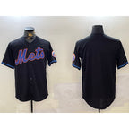 New York Mets Team Big Logo Graphite AmberGomez 2024 City Connect Limited Stitched Jersey