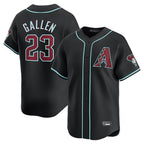 Arizona Diamondbacks #23 Zac Gallen Player Black AmberGomez Limited Home Game Stitched Jerseys