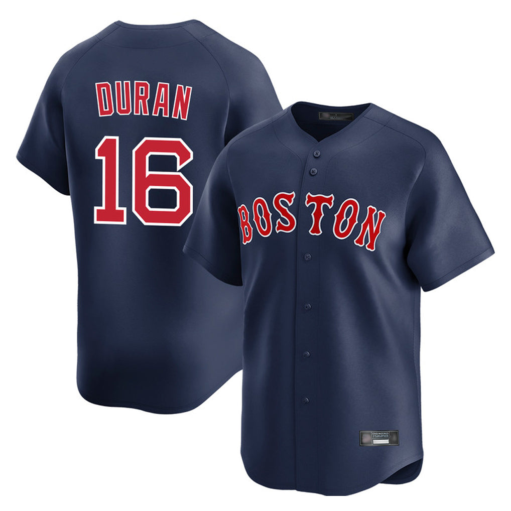 Boston Red Sox #16 Jarren Duran Player Navy AmberGomez Limited Home Game Stitched Jerseys1