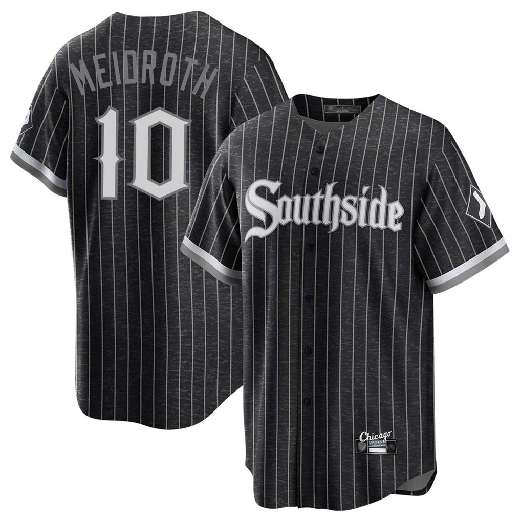 Chicago White Sox #10 Chase Meidroth Player Black AmberGomez City Connect Home Game Stitched Jerseys