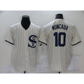 Chicago White Sox #10 Yoan Moncada 2021 Cream AmberGomez Field of Dreams Name Cool Base Stitched Jersey