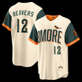 Baltimore Orioles #12 Dylan Beavers Natural AmberGomez 2026 City Connect Stadium Jersey