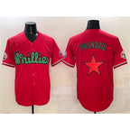 Philadelphia Phillies Red AmberGomez Phanatic Limited Stitched Jersey