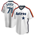Houston Astros #71 Josh Hader Player White Cooperstown Collection AmberGomez T-shirt Stitched Jerseys
