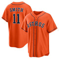Houston Astros #11 Cam Smith Orange AmberGomez Alternate Replica Jersey