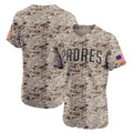 San Diego Padres Camo AmberGomez Alternate Vapor Premier Elite Patch Jersey