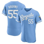 Kansas City Royals #55 Cole Ragans Player Light Blue AmberGomez Alt Limited Elite Home Stitched Jerseys