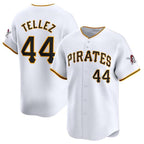 Pittsburgh Pirates #44 Rowdy Tellez White AmberGomez Home Limited Stitched Jersey